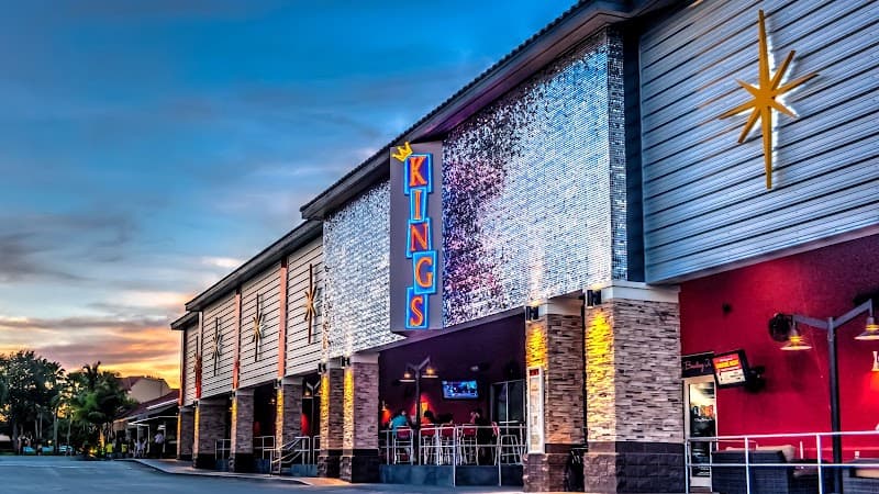 Interior view of Kings Dining & Entertainment bowling alley