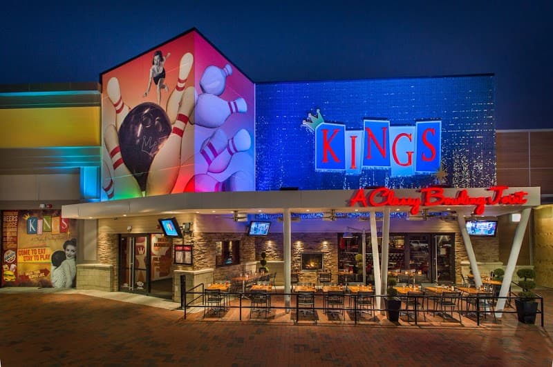 Interior view of Kings Dining & Entertainment bowling alley