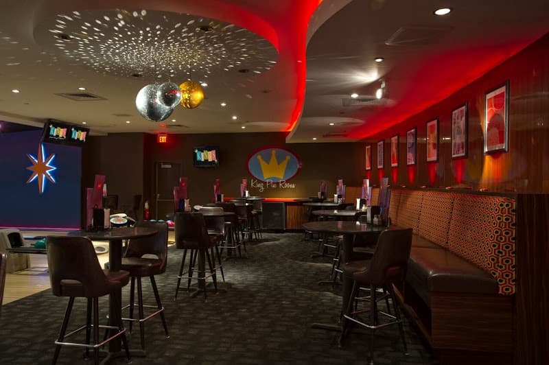 Interior view of Kings Dining & Entertainment bowling alley