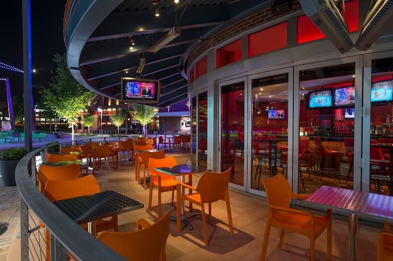 Interior view of Kings Dining & Entertainment bowling alley