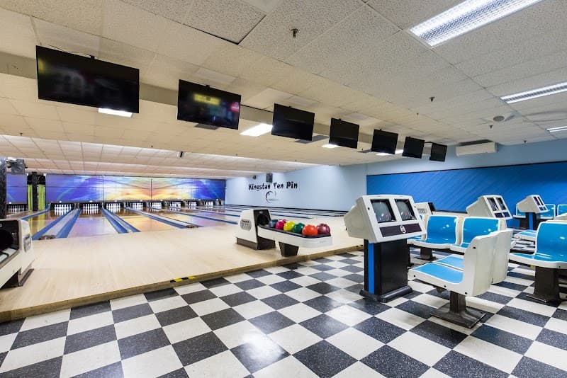 Interior view of Kingston Ten Pin bowling alley