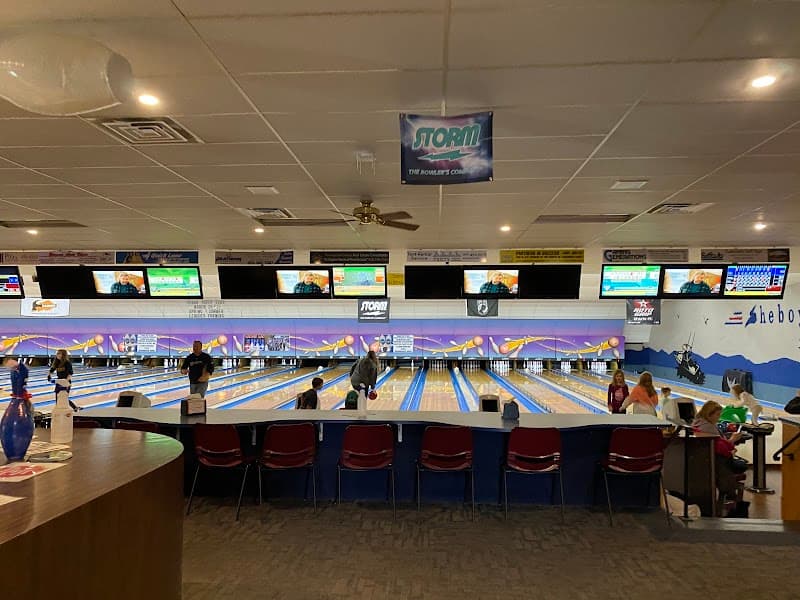 Interior view of Lakeshore Bowling LLC bowling alley
