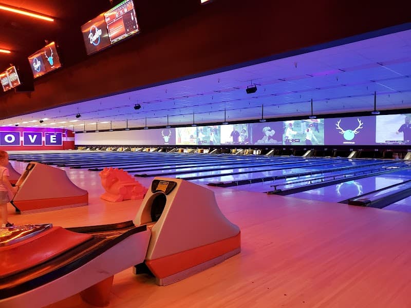 Interior view of Lucky Strike Clovis bowling alley