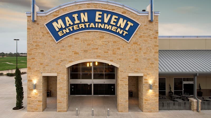 Interior view of Main Event Katy bowling alley