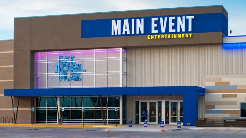 Interior view of Main Event Memphis bowling alley