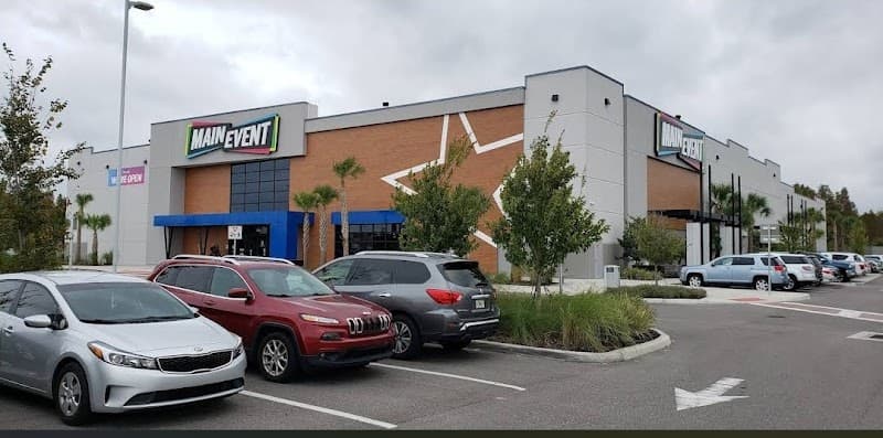 Interior view of Main Event Wesley Chapel bowling alley
