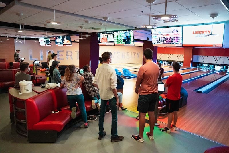 Interior view of Montview Bowling Alley bowling alley