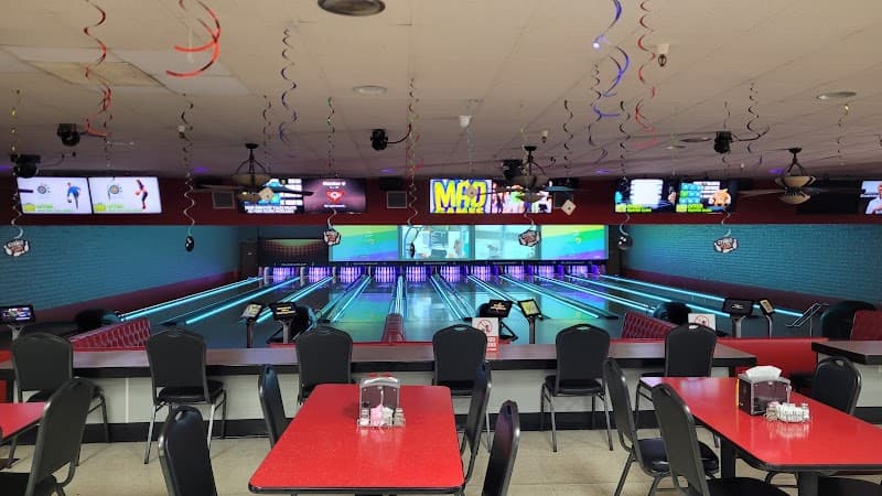 Interior view of Morenci Lanes Bowling Alley bowling alley