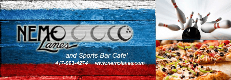 Interior view of Nemo Lanes & Sports Bar Cafe bowling alley
