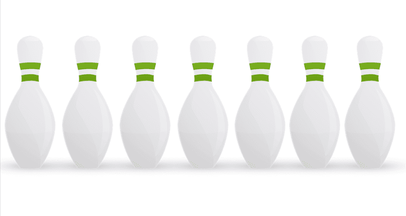 Interior view of Olympus Hills Bowling Lanes bowling alley