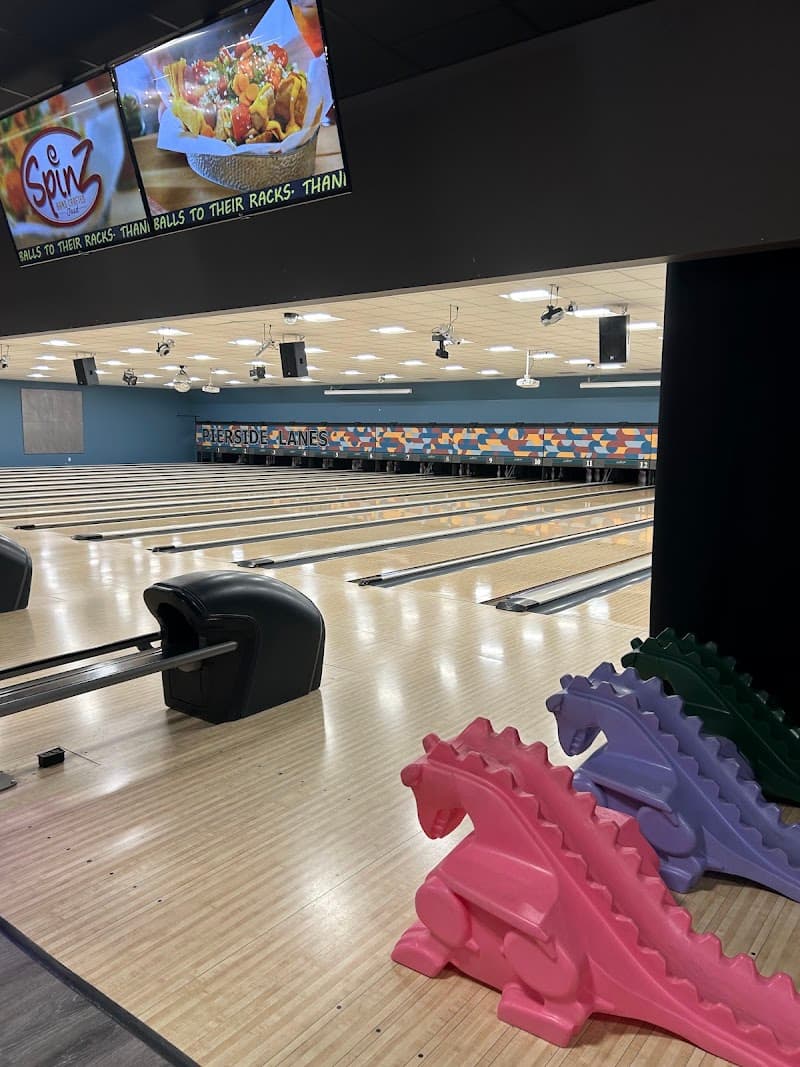 Interior view of Pierside Entertainment Center bowling alley