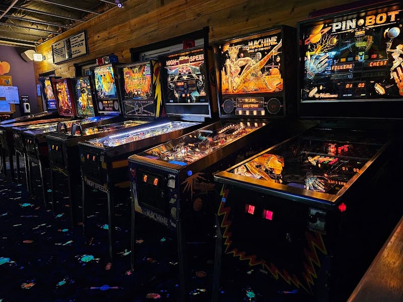 Interior view of PinBowl Alley bowling alley