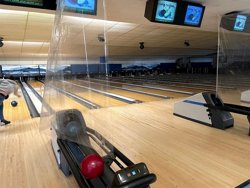 Interior view of Pin Street at Warwick bowling alley