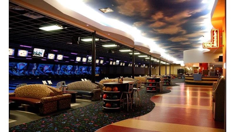 Interior view of Pin Strikes - Stockbridge bowling alley