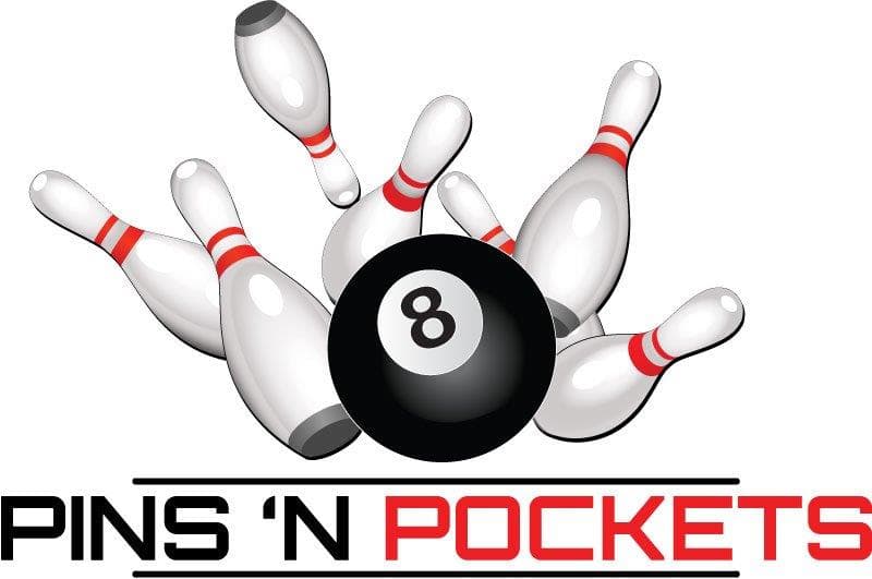 Interior view of Pins N Pockets bowling alley