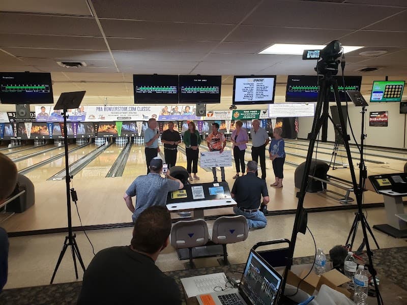 Interior view of Pla-Mor Lanes bowling alley