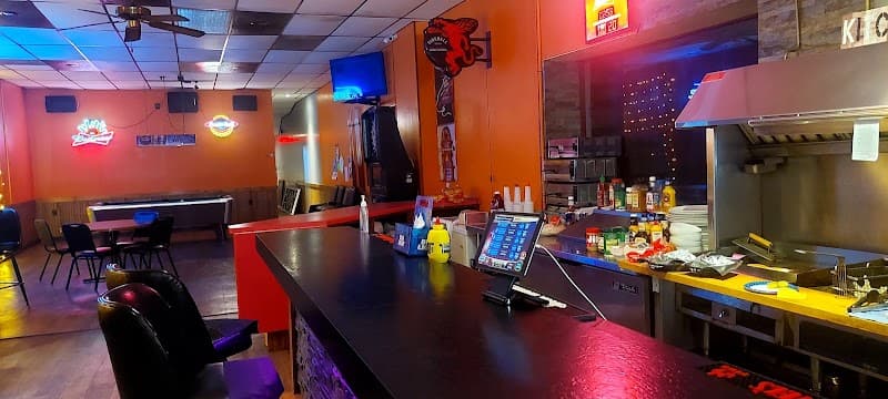 Interior view of Pla Mor Lanes Recreational Center bowling alley