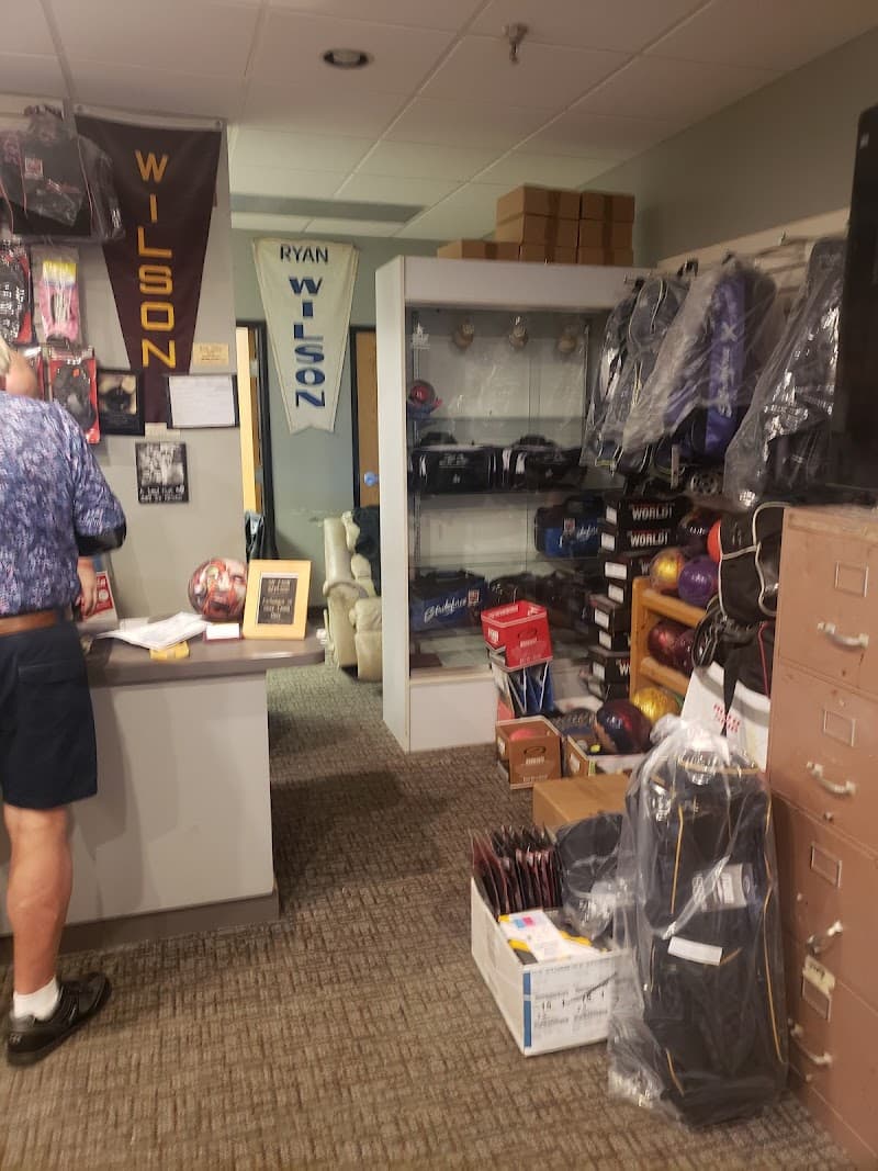 Interior view of Pro-Am Bowling & Trophy Sales bowling alley