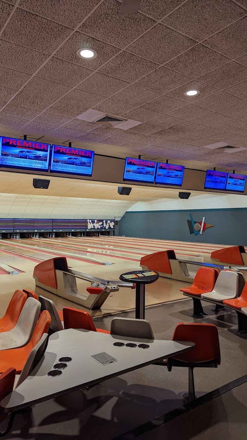 Interior view of Rebman Recreation Inc bowling alley