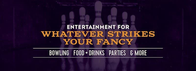 Interior view of Rocky Springs Entertainment Center bowling alley