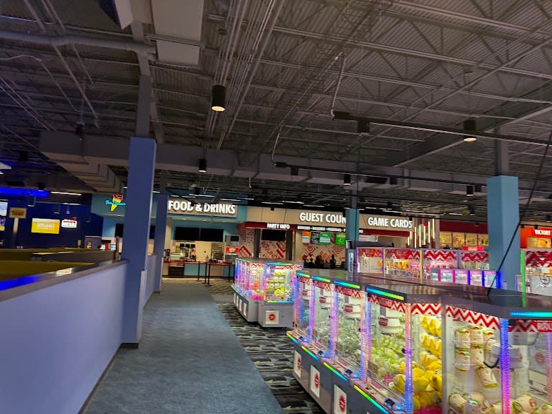 Interior view of Round1 Bowling & Arcade Chandler - Chandler Fashion Center bowling alley