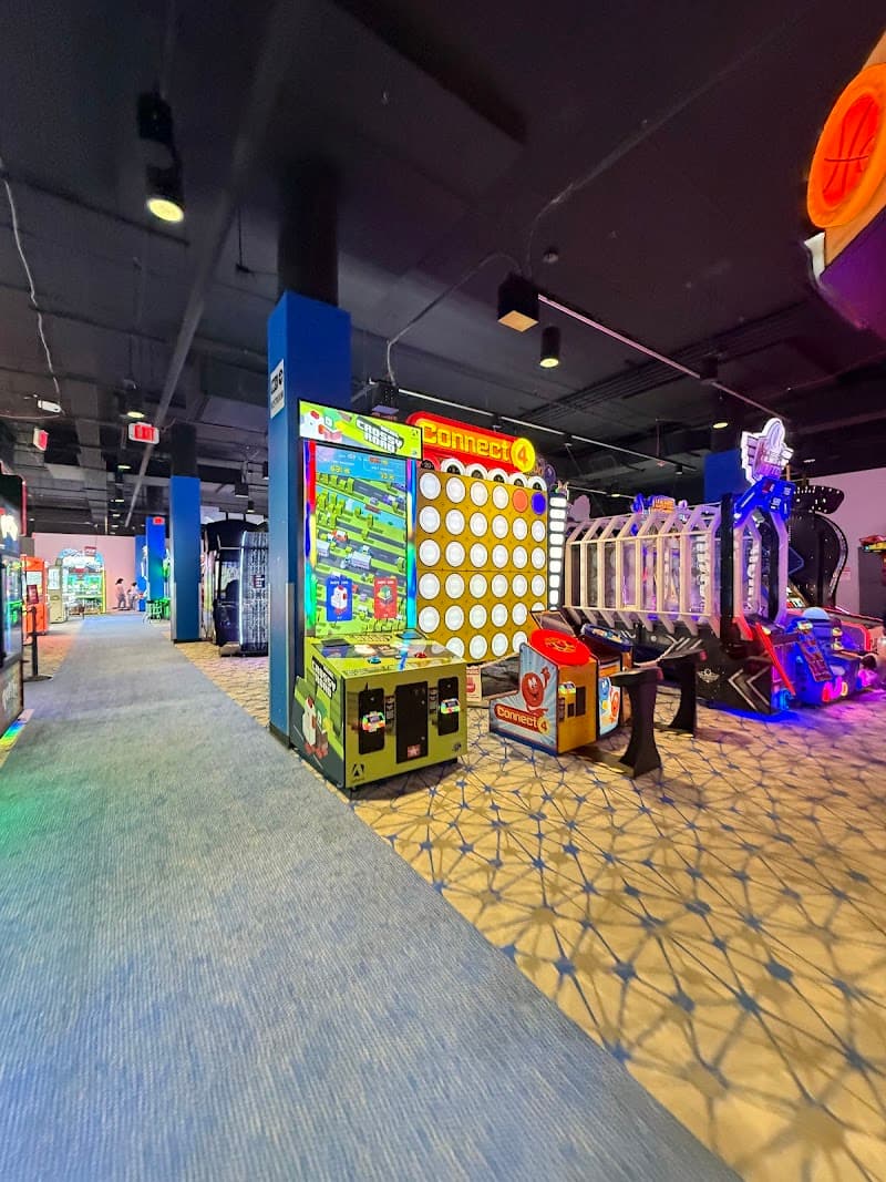 Interior view of Round1 Bowling & Arcade - Greendale bowling alley