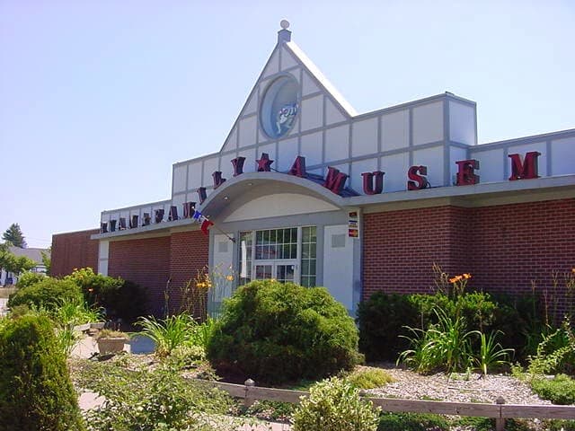 Interior view of Ryan Family Amusements- Buzzards Bay bowling alley