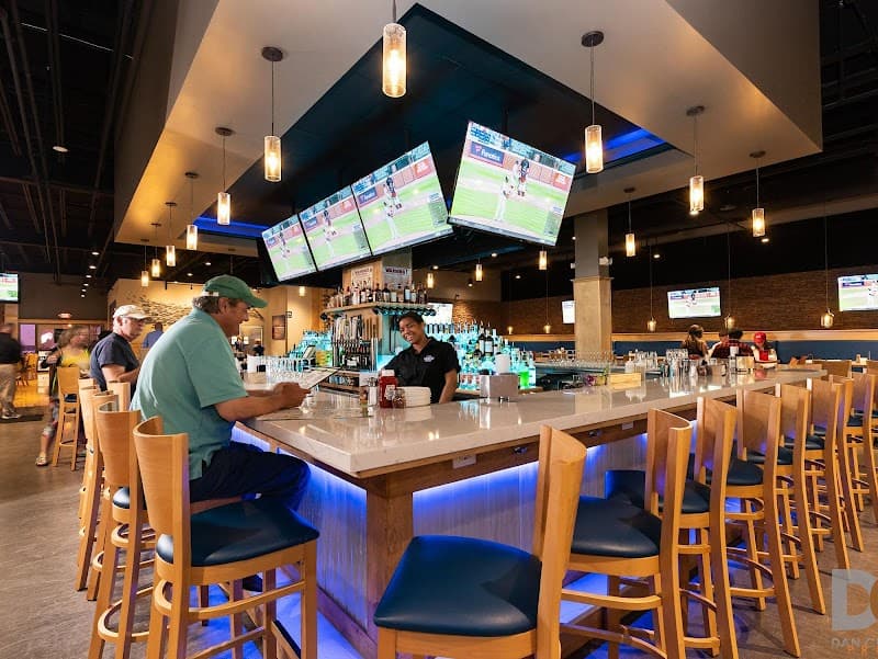 Interior view of Ryan's Ten Pin Eatery & Arcade bowling alley
