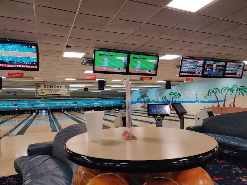 Interior view of Seaside Lanes At NAS Dam Neck Annex (Military Access Only) bowling alley