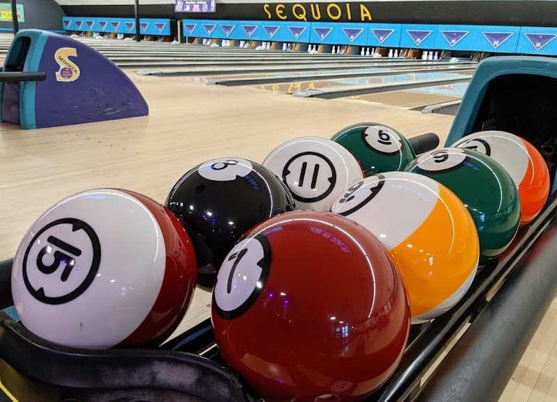 Interior view of Sequoia Pro Bowl bowling alley