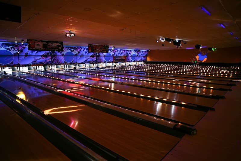 Interior view of Shaker Bowl bowling alley