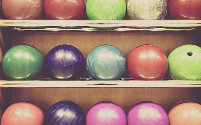 Interior view of Shore Lanes Palm Bay bowling alley
