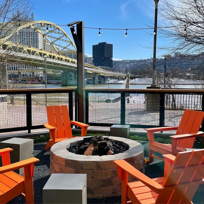 Interior view of Shorty's Pins x Pints bowling alley