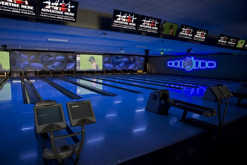 Interior view of Spare Time Trussville bowling alley