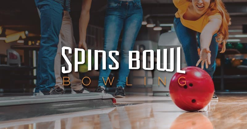 Interior view of Spins Bowl Pittsburgh bowling alley