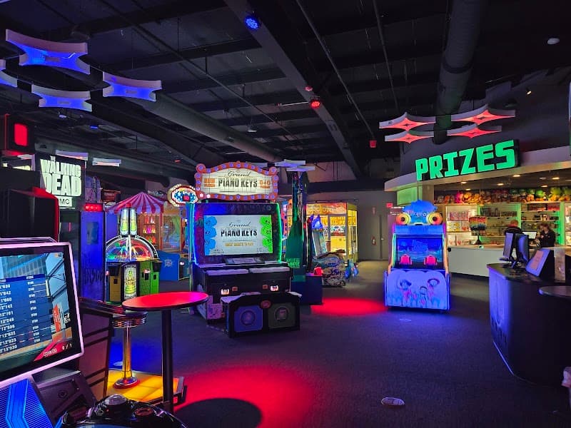 Interior view of Stardust Entertainment Center bowling alley