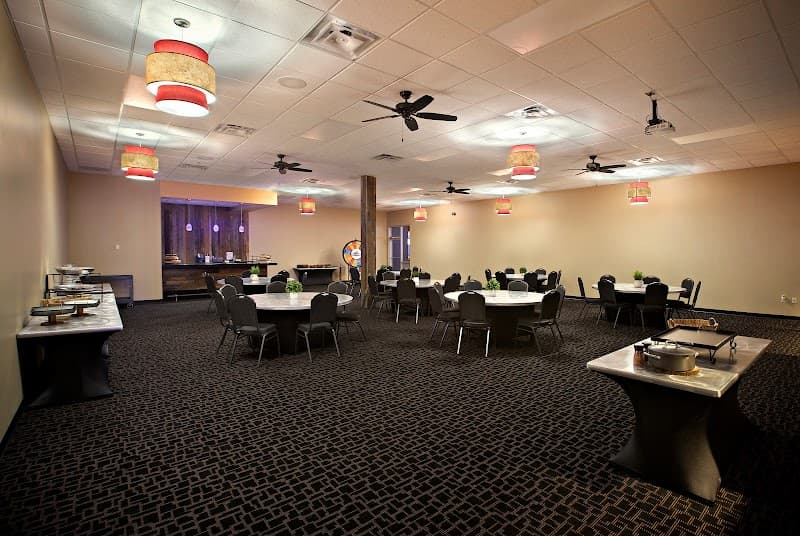 Interior view of Stars and Strikes bowling alley