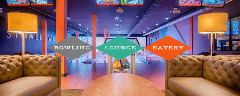 Interior view of Stowe Bowl bowling alley