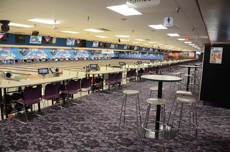 Interior view of Strike N Spare II bowling alley