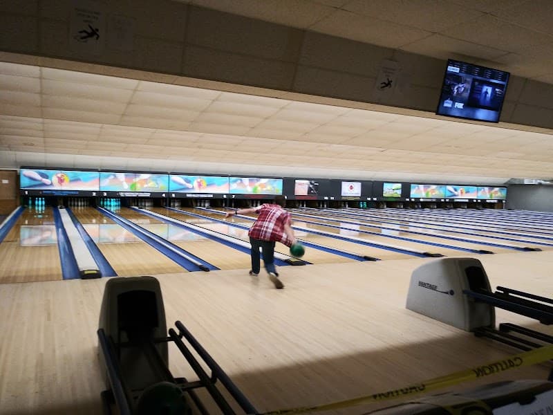 Interior view of Strikers Bowling Alley bowling alley