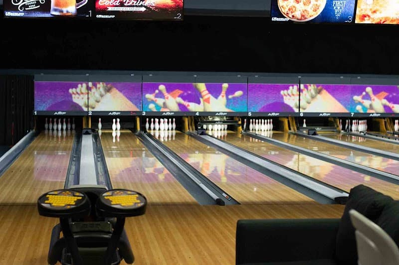 Interior view of Table Rock Lanes bowling alley