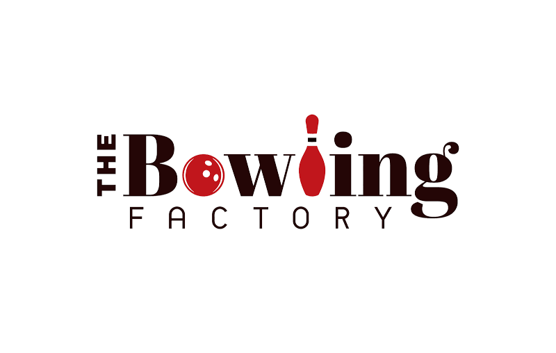Interior view of The Bowling Factory bowling alley