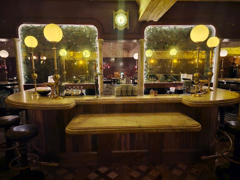 Interior view of The Gutter bowling alley