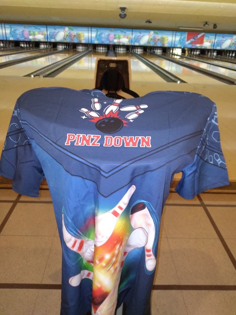Interior view of The Hoinke Classic bowling alley