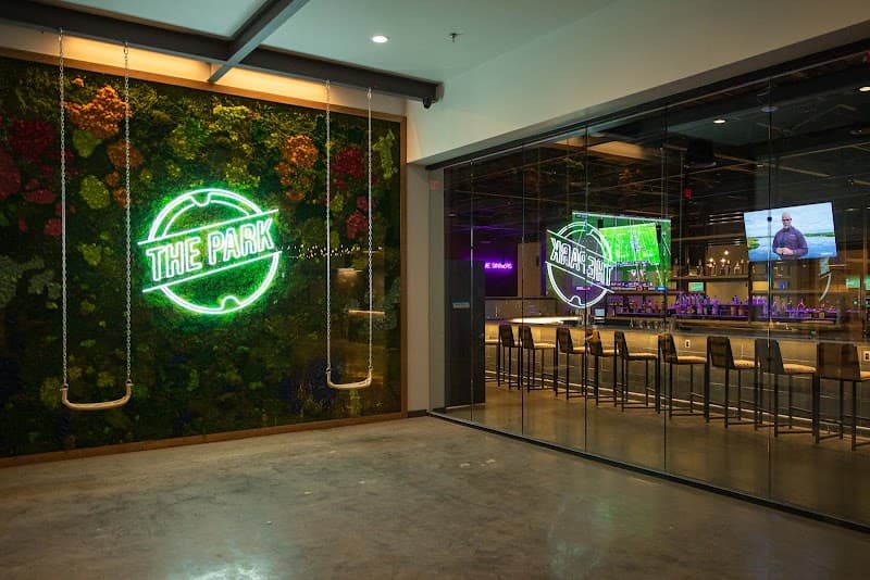 Interior view of The Park RVA bowling alley