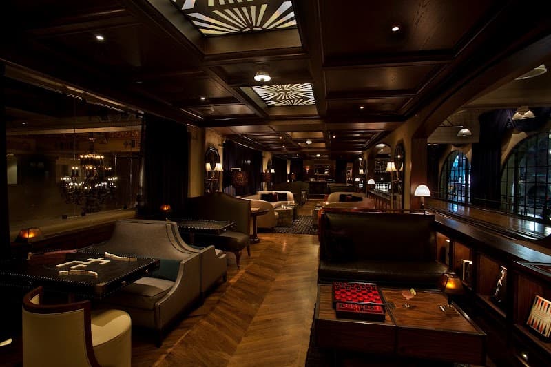 Interior view of The Spare Room bowling alley