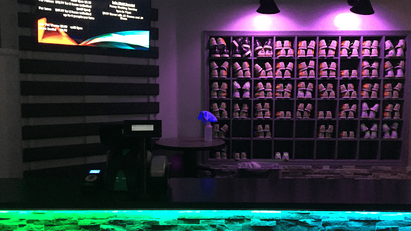 Interior view of Thunderbird Lanes - Holme Ave. bowling alley