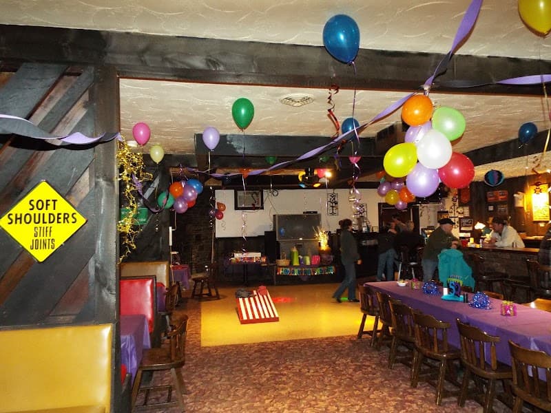 Interior view of Tin Can Alley Lounge bowling alley