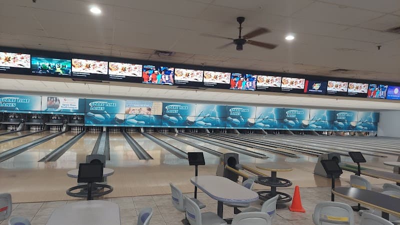 Interior view of Victory Lanes - Decatur bowling alley