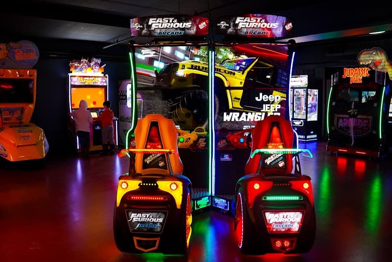 Interior view of Waterville Alley and Arcade bowling alley
